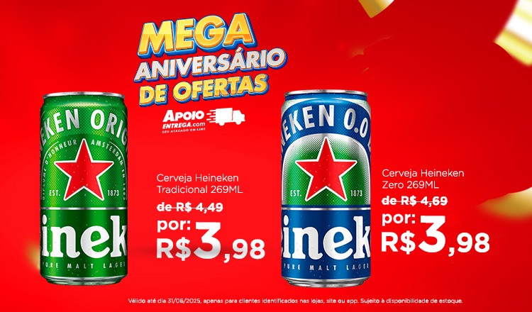 Heineken 269ml até 31/05